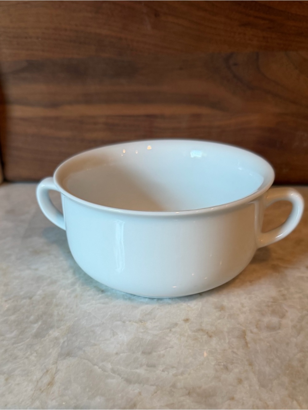 Williams Sonoma double handled soup bowl